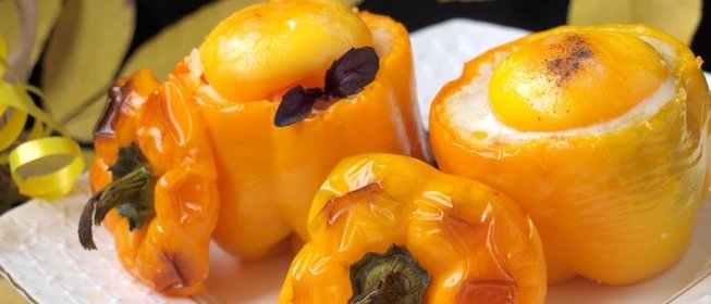 Перцы фаршированные кус-кусом с овощами