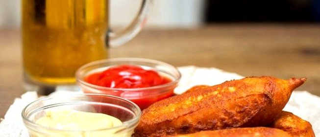 Сосиски во фритюре