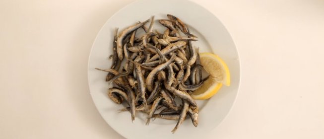 Жареная хамса