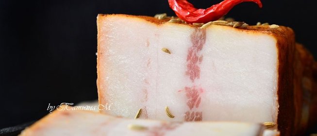 Сало с паприкой и фенхелем