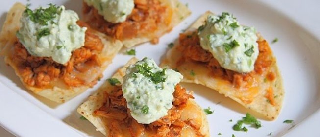 Канапе с чипсами