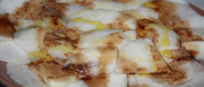 Карпаччо из кольраби