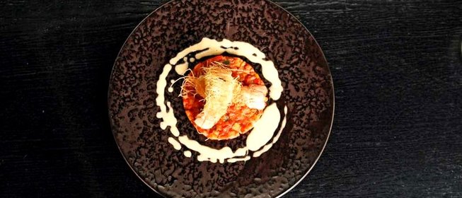 Лангустины в хрустящей корочке с рататуем