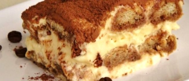 Тирамису без алкоголя