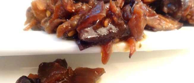 Быстрый релиш из баклажанов в духовке