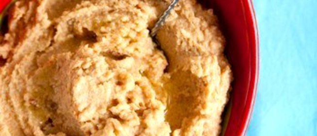 Быстрый паштет из фасоли с грецкими орехами