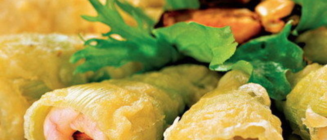 Фунтики из лука порея