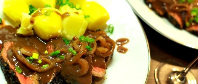 Говядина в винном соусе