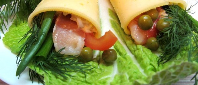 Сырные кульки для фуршета