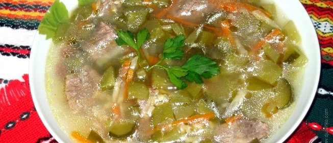 Рассольник с сельдереем