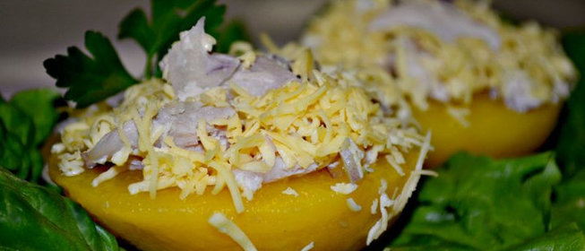 Фаршированные персики