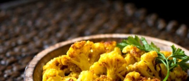 Капуста цветная жареная, с сухарями