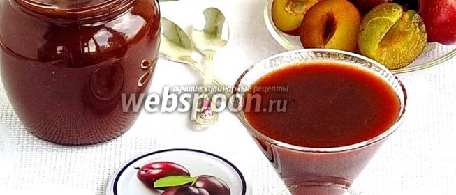 Сливовый джем с бананами и орехами