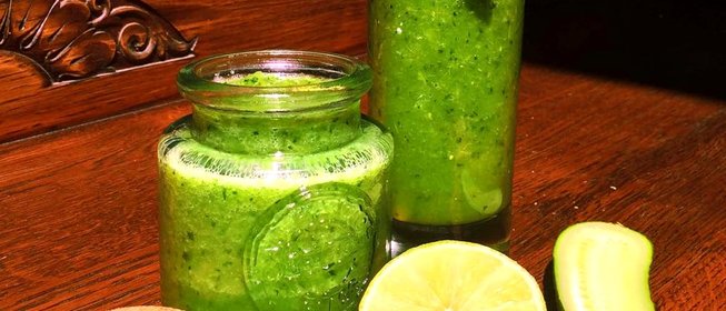 Зеленый гаспачо (Дачный смузи)