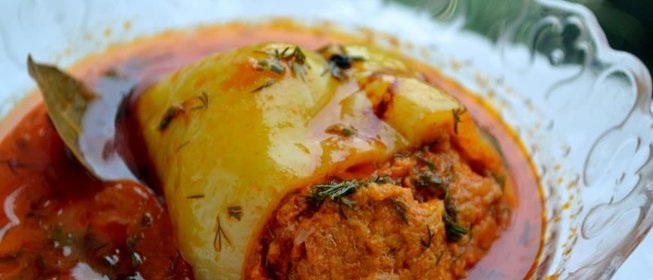 Фаршированный перец по-домашнему
