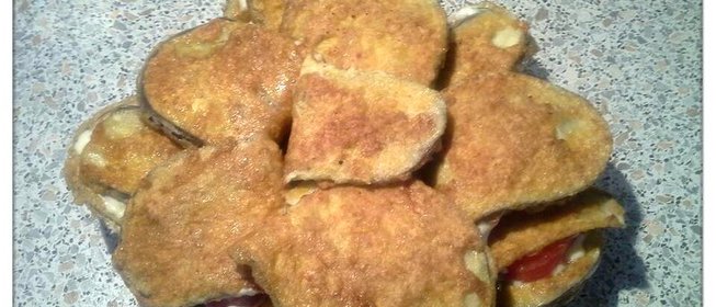 Язычки из баклажанов