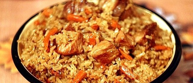 Узбекский плов из свинины