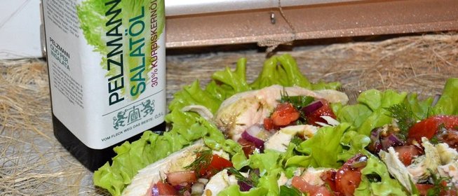 «Лодочки» с начинкой из курицы