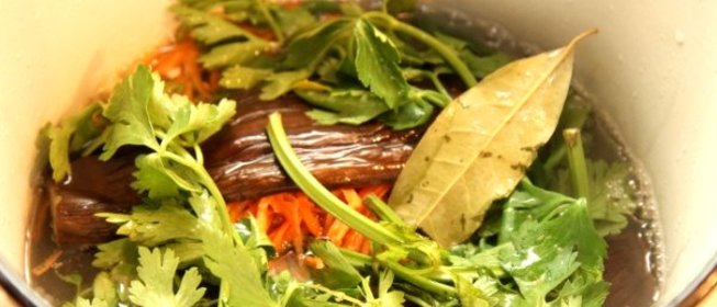 Синенькие с морковкой и чесноком