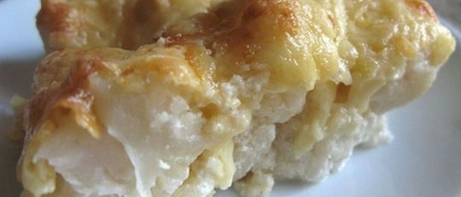 Цветная капуста в сливках с сыром