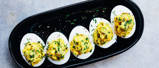 Фаршированные яйца