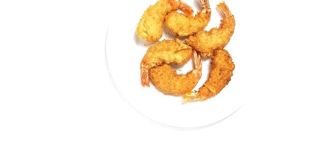 Тигровые креветки в панировке панко