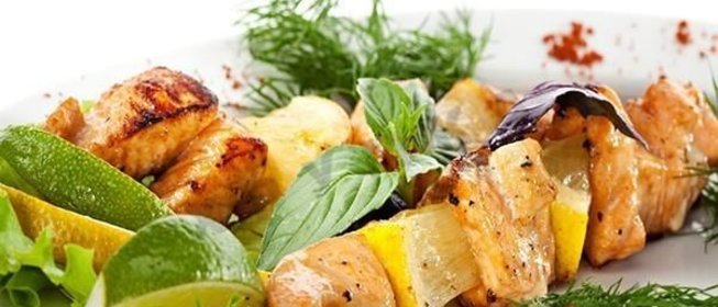 Шашлык из семги