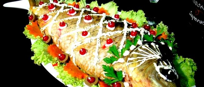 Карп фаршированный
