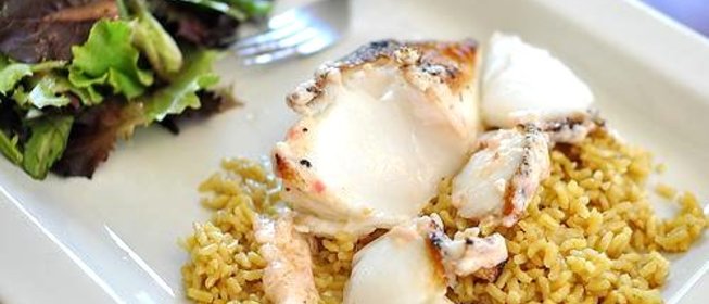 Морской окунь в лимонном соку