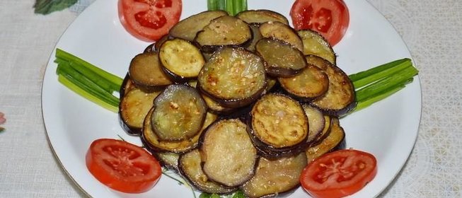 Закуска баклажаны острые с чесноком