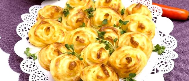 Закусочный картофель «Розочки»