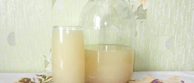 Белый квас без дрожжей