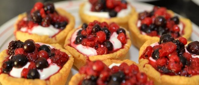 Тарталетки в духовке с начинкой