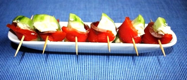 Закуска Новогоднее каноэ