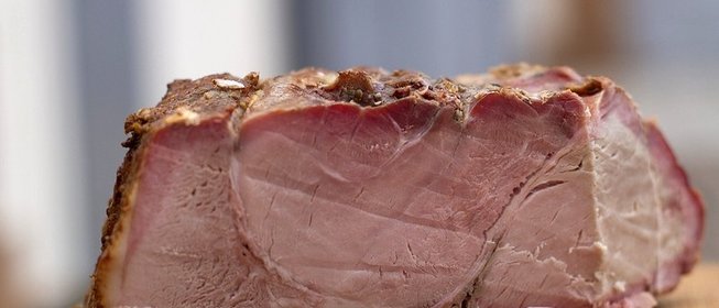 Мясо горячего копчения