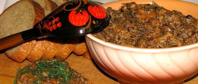 Грибная икра из опят