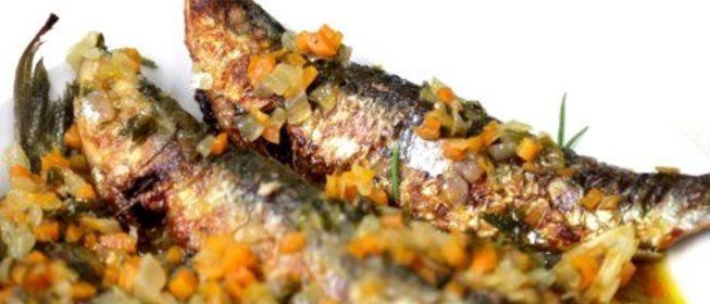 Жареные сардины в эскабече по‑испански