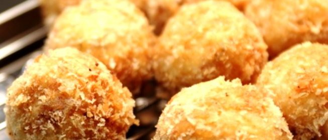 Картофельные крокеты с грибами