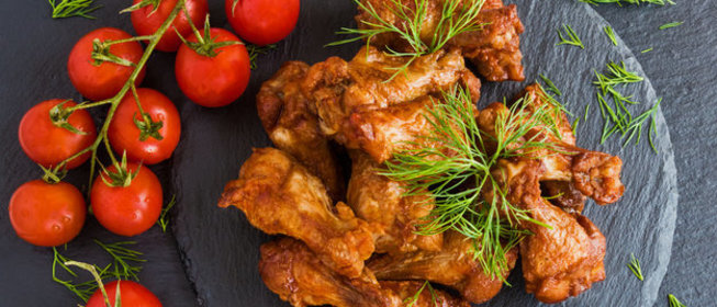 Куриные крылышки в панировке