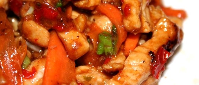 Свинина по-китайски острая