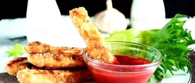Хрустящие куриные «пальчики»