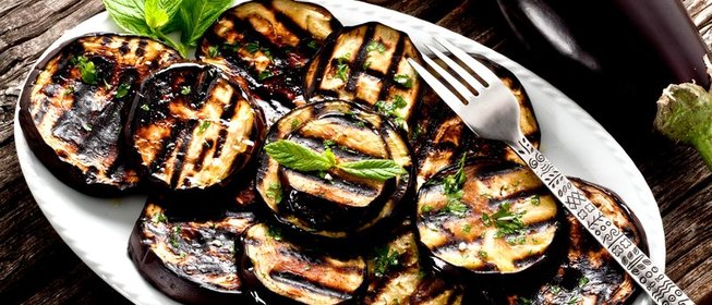 Melanzane grigliate (баклажаны на гриле под оливковым маслом)