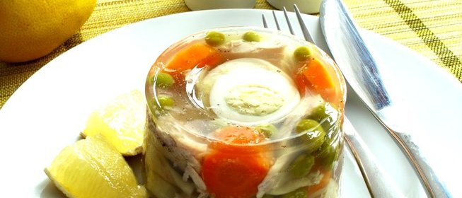 Заливное из окуня