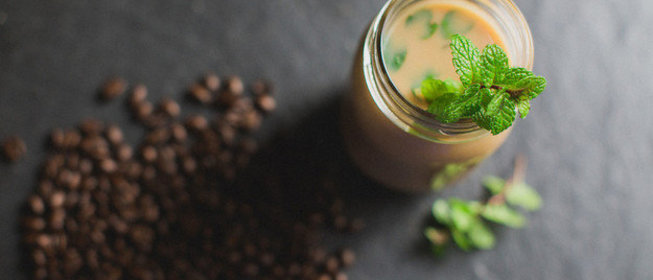 Горячий шоколад с перечной мятой