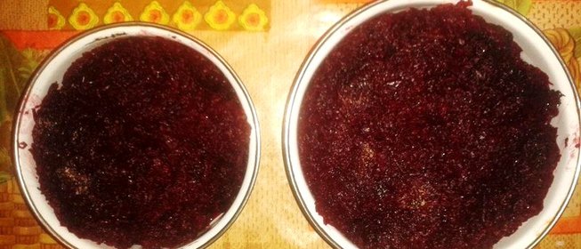 Икра из сырой свеклы