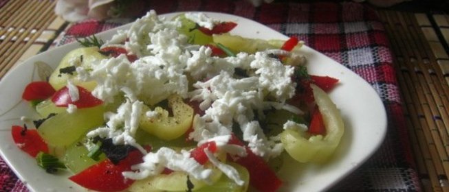 Салат с виноградом и болгарским перцем Пикантные нотки