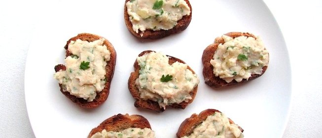 Паштет из белой фасоли