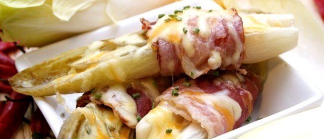 Цикорий с ветчиной