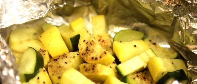 Кабачки в фольге