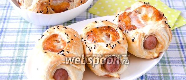 Сосиски в тесте с сыром